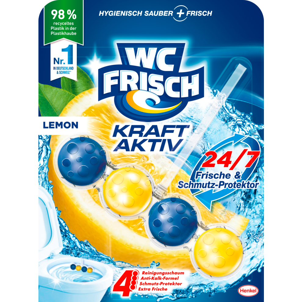 WC FRISCH WC-Stein, Kraft Aktiv Lemon vor Ort kaufen | budni